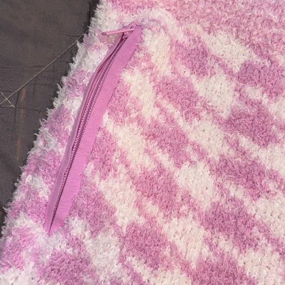 SKIMS COZY KNIT JOGGER LIMITED EDITION 'PETAL HOUNDSTOOTH' - Picture 6 of 11